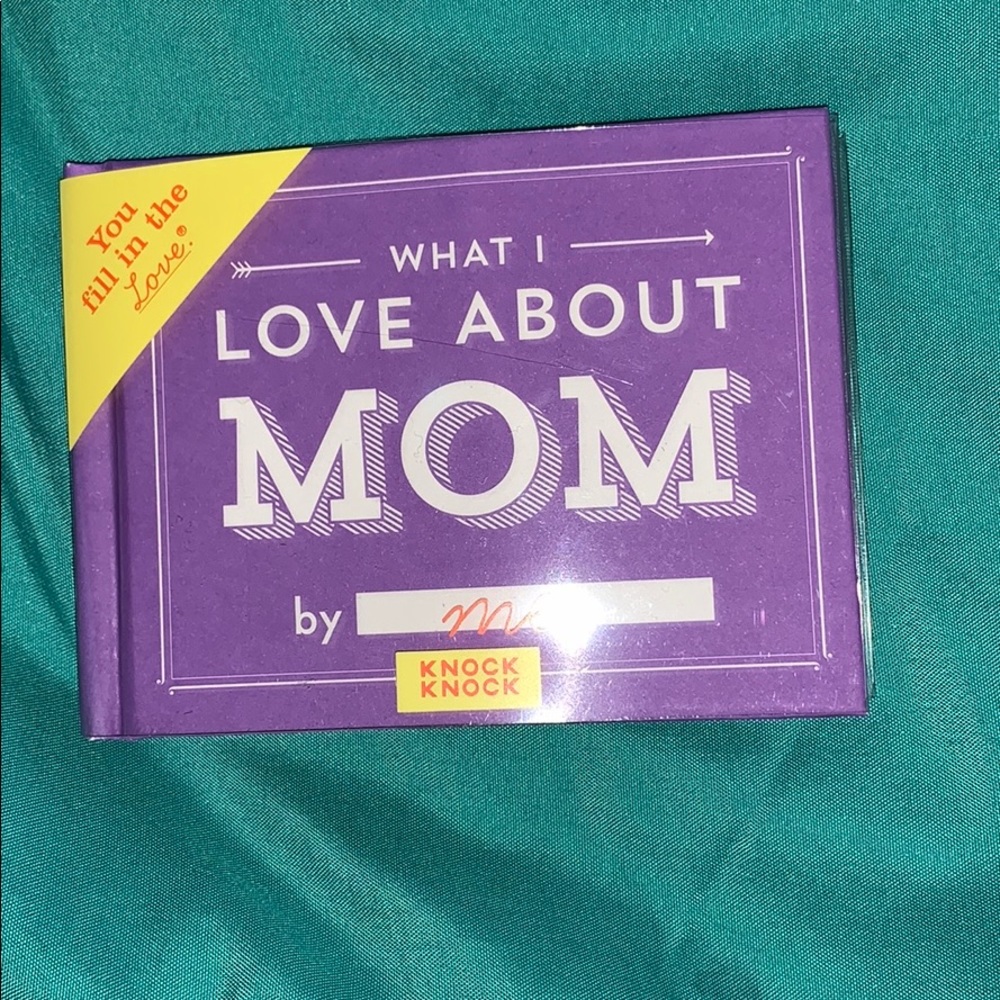 What I love about mom fill in book